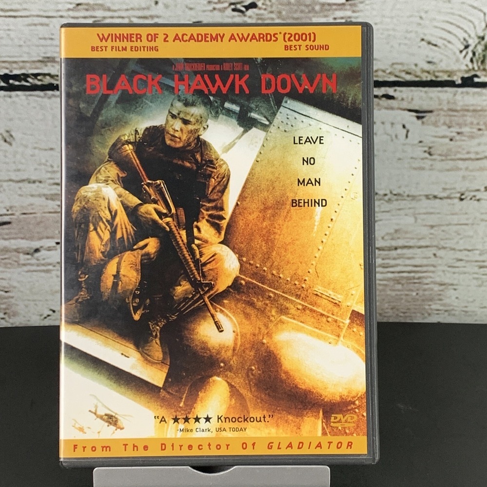 Black Hawk Down (DVD, 2001) Josh Hartnett,‎ Ewan McGregor, Tom Sizemore